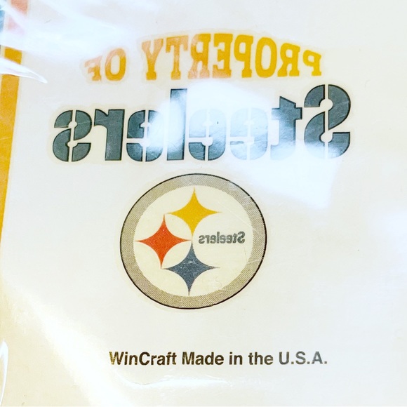 NFL National Football League Pittsburgh Steelers Temporary Tattoos Logo Helmet - Picture 11 of 11
